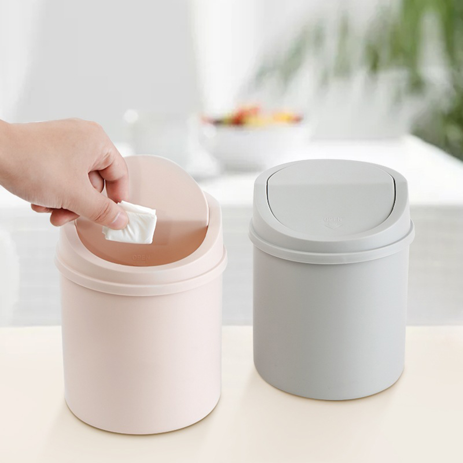 Interior Design Youtube - Tempat Sampah Mini Desktop Kecil Berbentuk