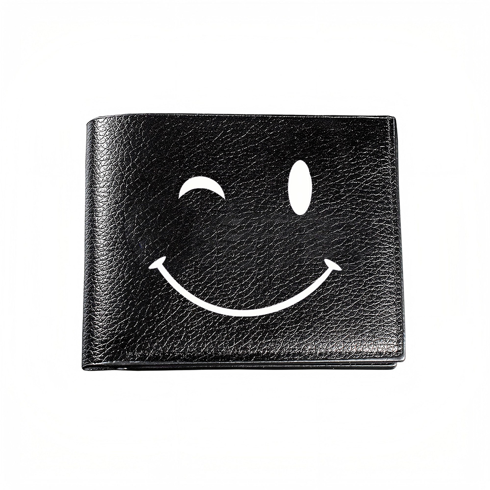 Interior Design Emoji - Dompet Pria Desain Wajah Tersenyum, Tempat