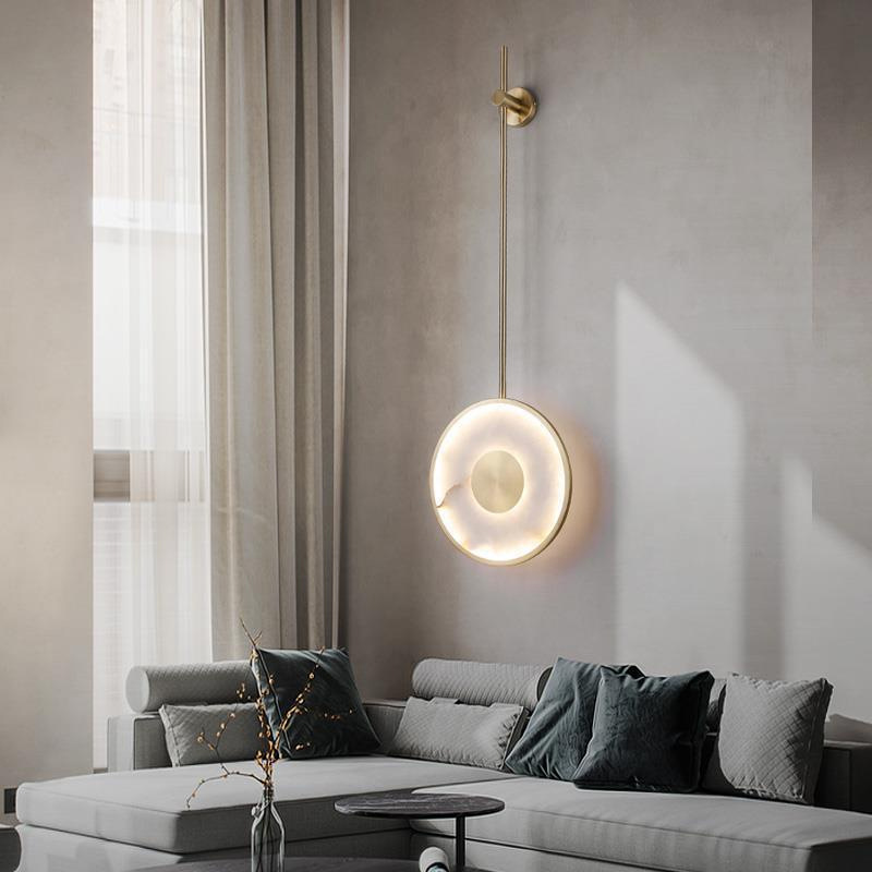 Lampu Dinding LED Marmer Alam  - Interior Design Remote ulasan dan harga