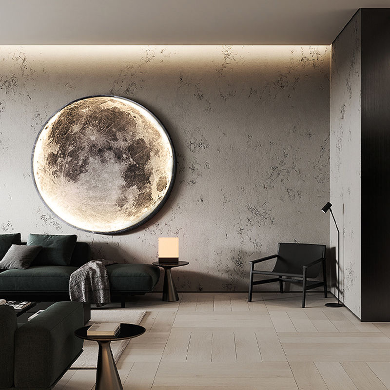 Lampu Dinding Dekorasi Bulan M - Interior Design Remote ulasan dan harga
