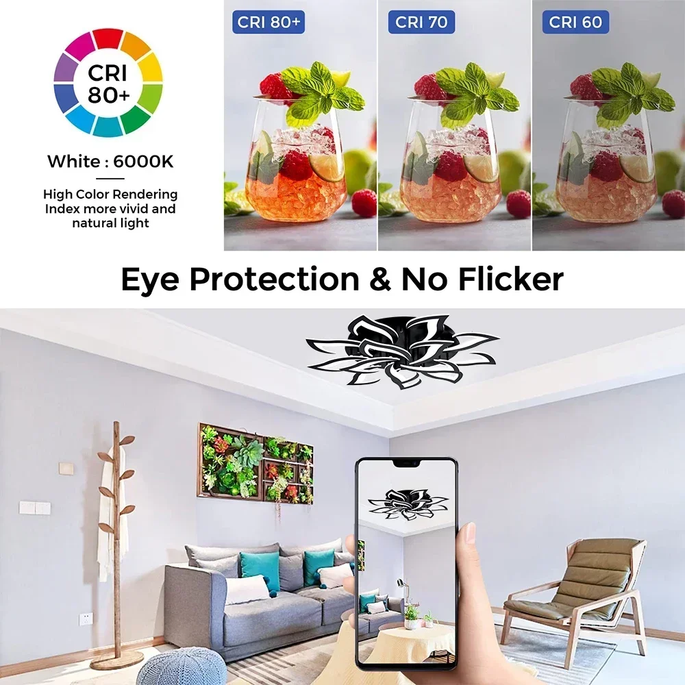 Desainer LED kelopak lampu gan - Interior Design Remote ulasan dan harga