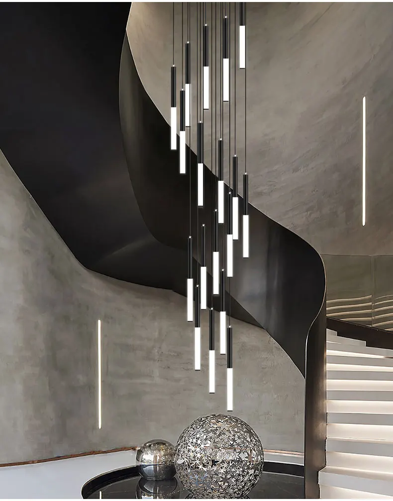 Lampu Gantung LED Modern Desai - Interior Design Youtube ulasan dan harga