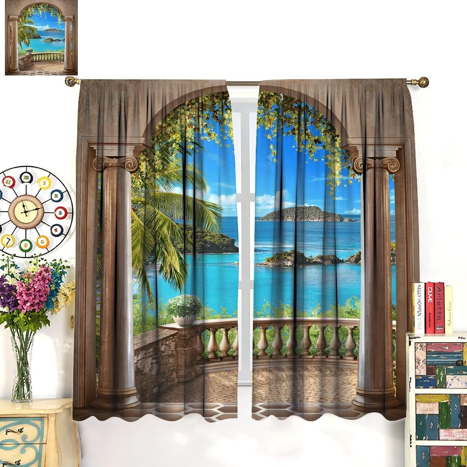 Gorden dan Tirai Pemandangan P - Interior Design Youtube ulasan dan harga