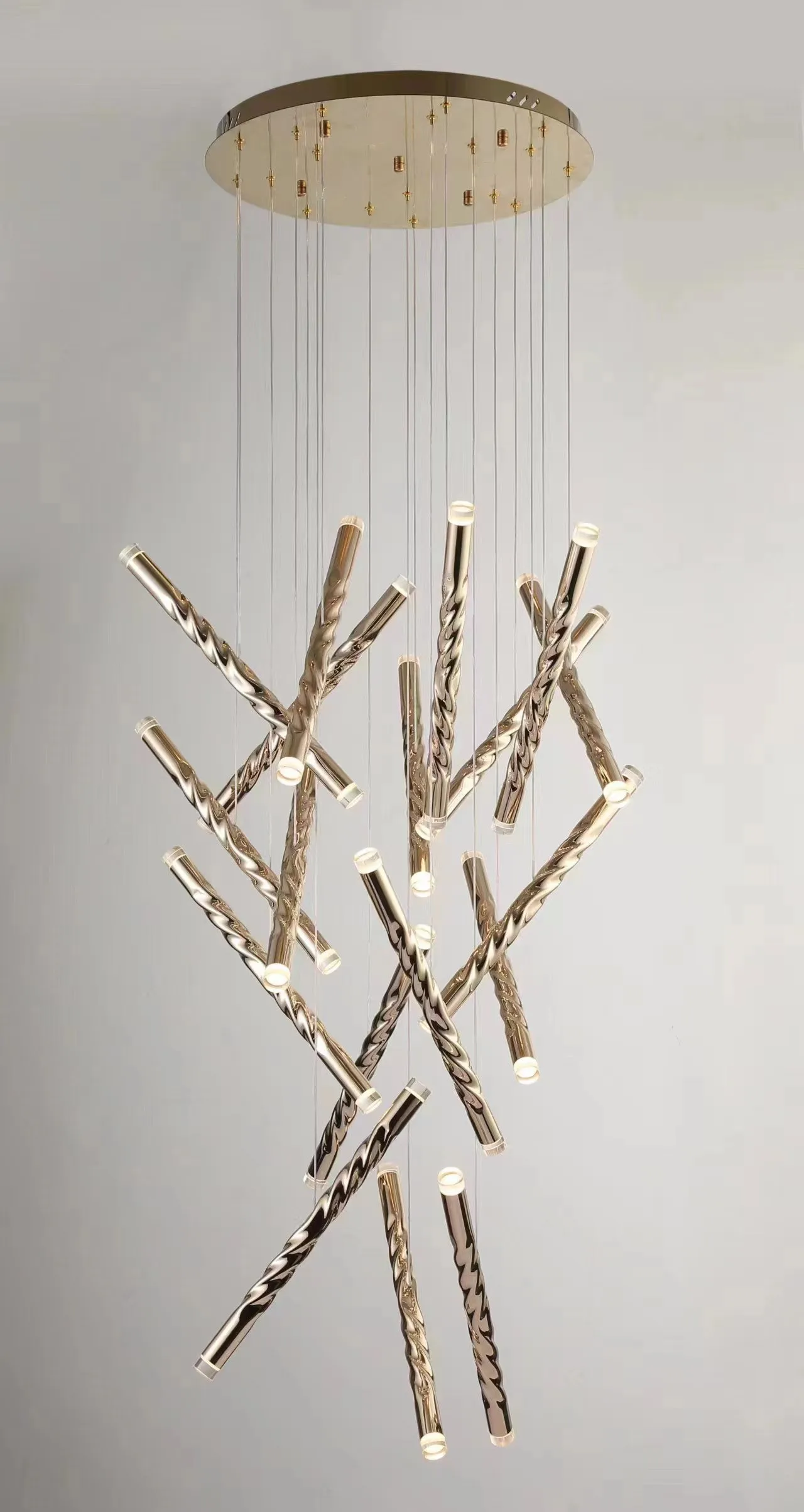 Lampu Gantung LED Modern Desai - Interior Design Youtube ulasan dan harga