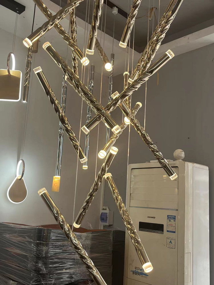 Lampu Gantung LED Modern Desai - Interior Design Youtube ulasan dan harga