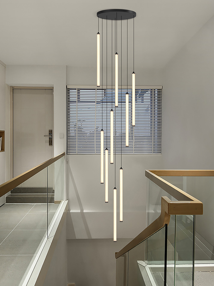 Lampu gantung setrip Nordik LE - Interior Design Youtube ulasan dan harga