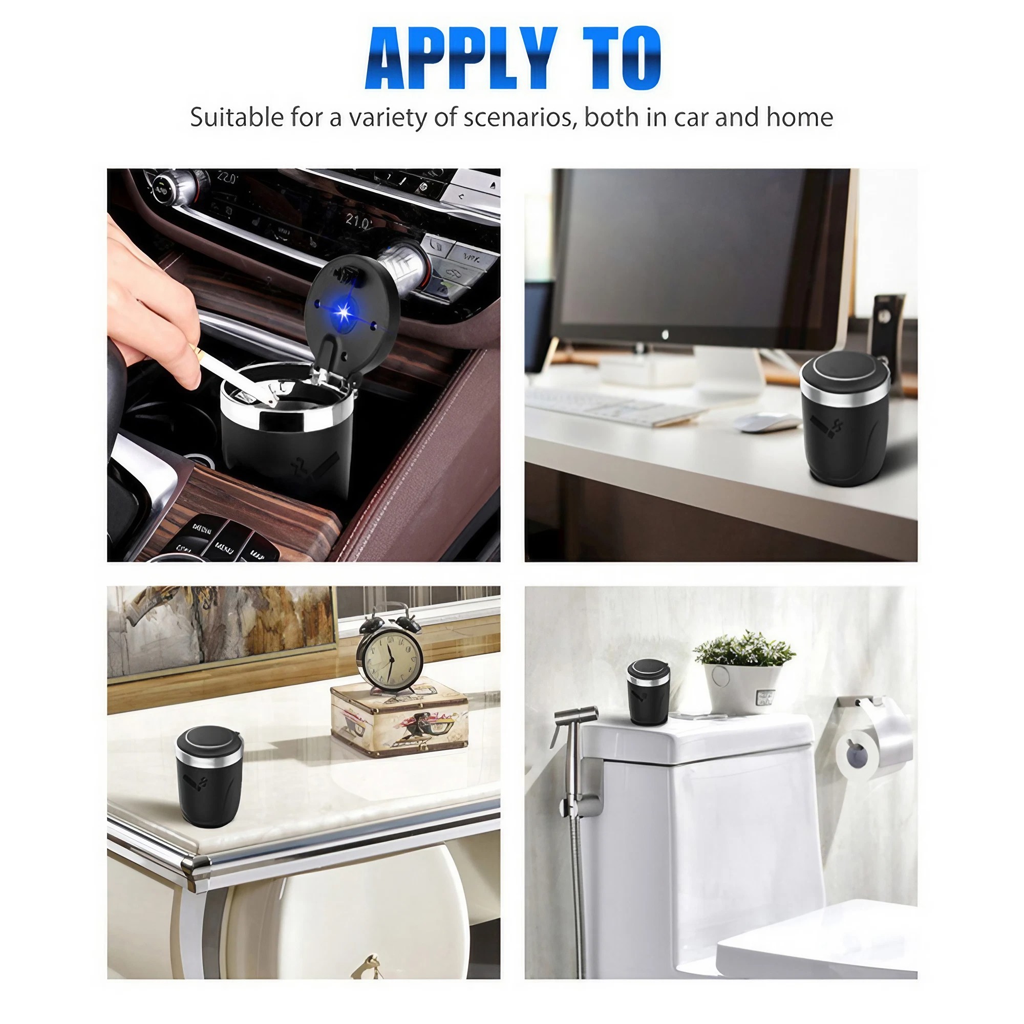 Asbak Mobil dengan Lampu LED,  - Interior Design Intern ulasan dan harga