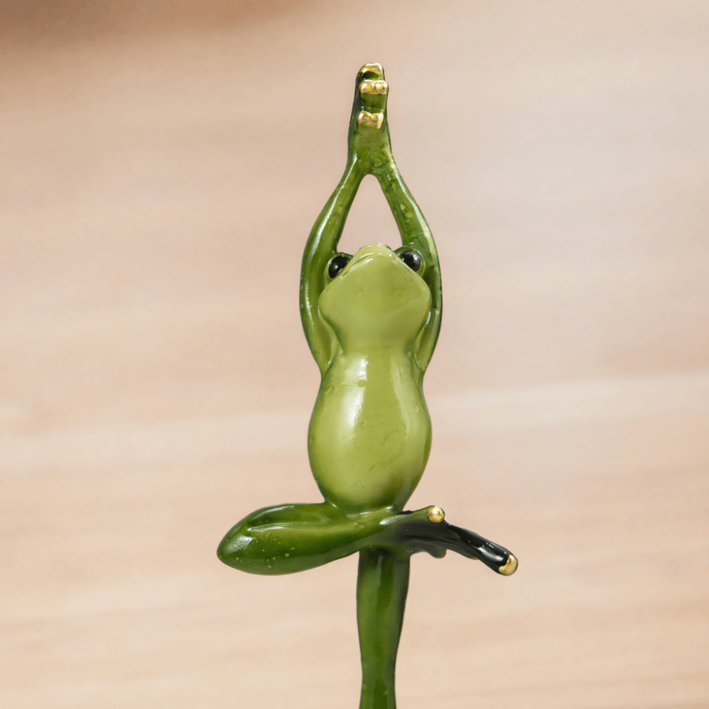 Figur Resin Amfibi Pose Yoga,  - Interior Design Course ulasan dan harga