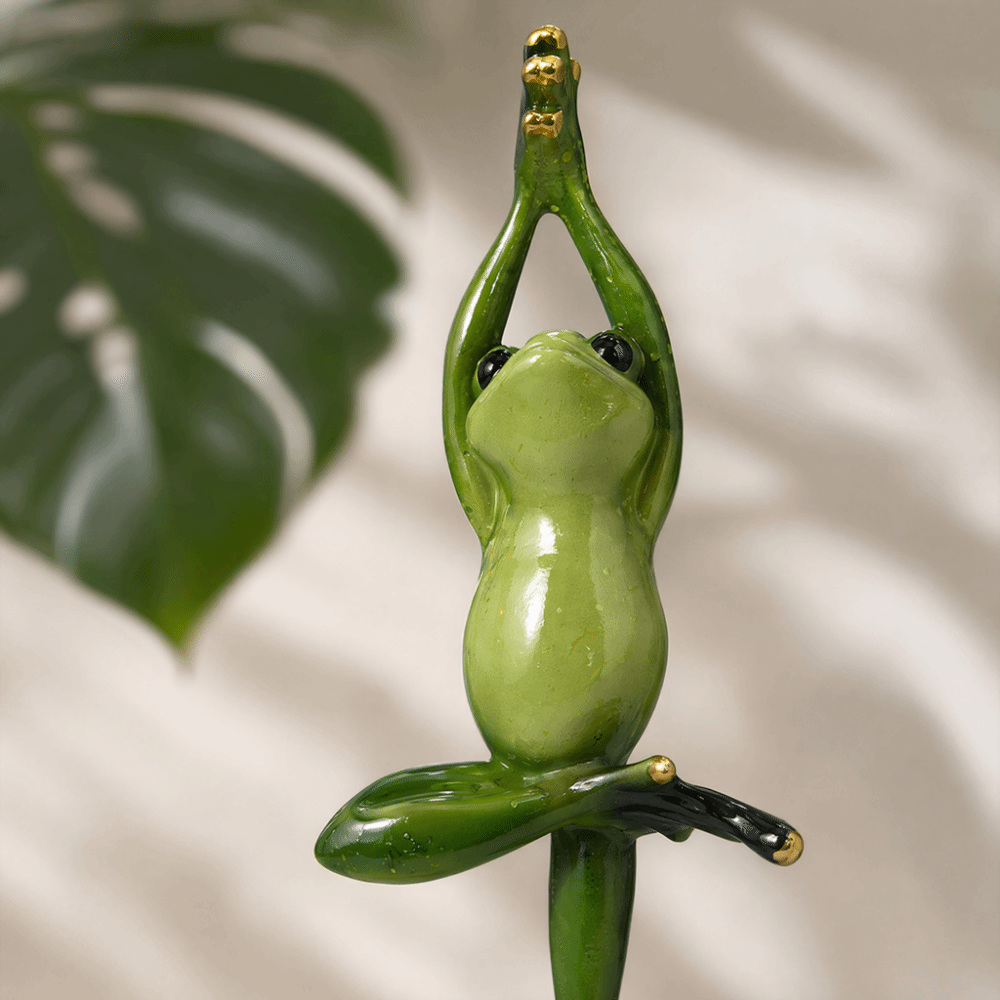 Figur Resin Amfibi Pose Yoga,  - Interior Design Course ulasan dan harga