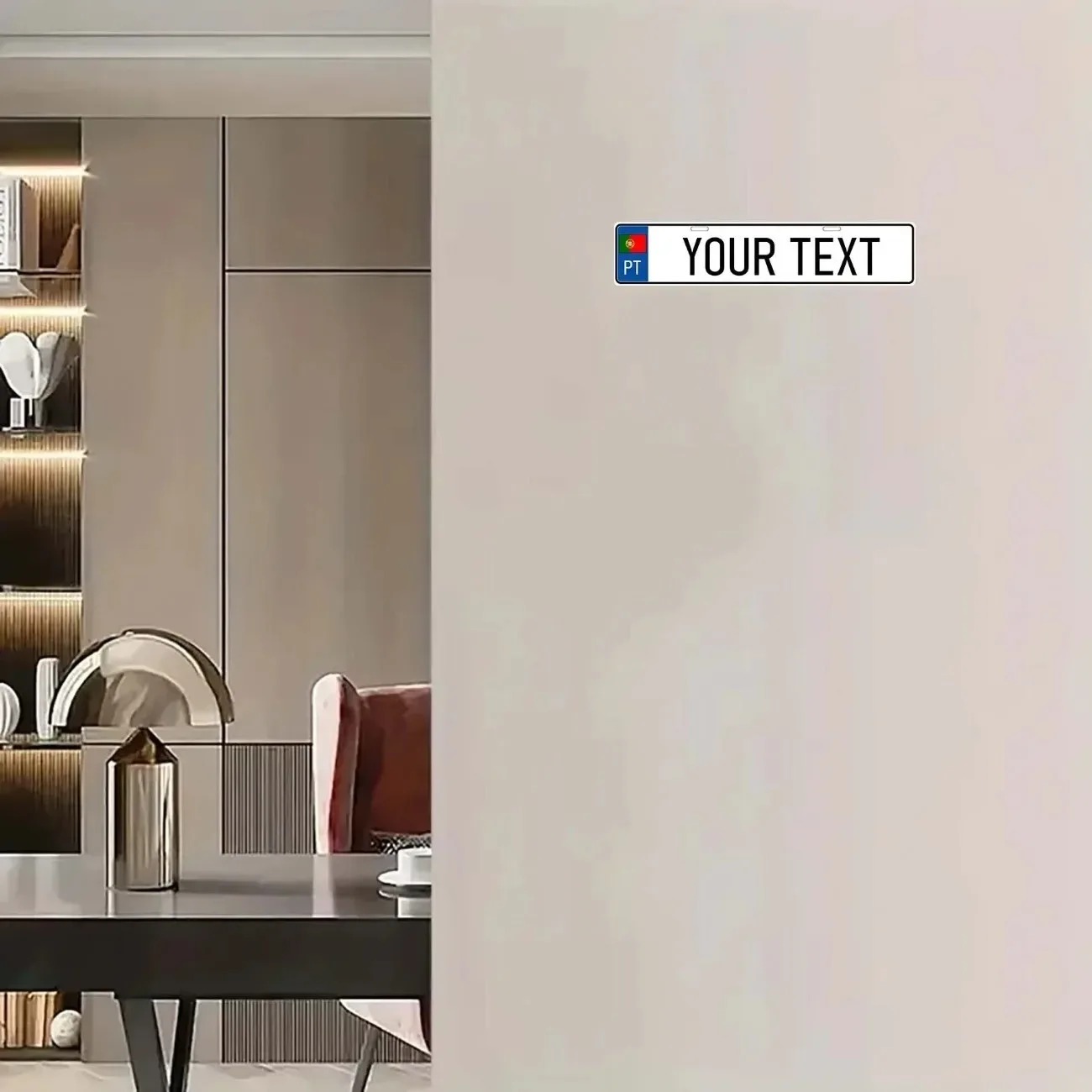 1 buah Papan Nama Aluminium Ga - Interior Design Styles ulasan dan harga
