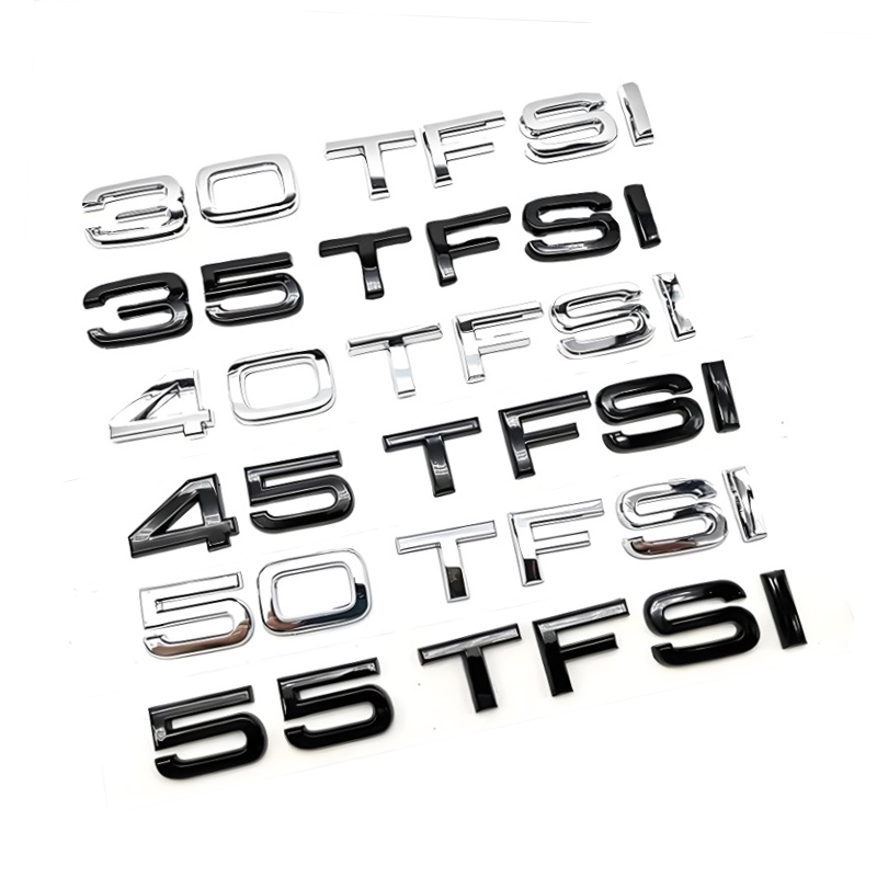 Stiker Emblem Logo 3D TFSI 30  - Interior Design Intern ulasan dan harga